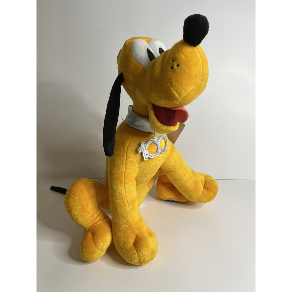 Disney 100th Anniversary Pluto Plush New With Tags